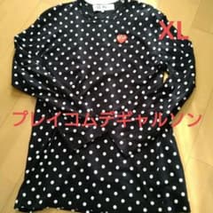 PLAY COMME des GARÇONS ドット柄長袖カットソー ロンT - メルカリ