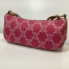 美品希少] CELINE セリーヌ マカダム デニム アクセサリーポーチ