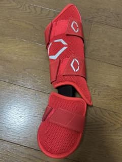フットガード エボシールド 左打者用 赤 - メルカリ