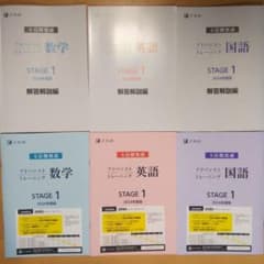 中1 2024年度版(最新版) アドバンストトレーニング STAGE1 Z会 - メルカリ