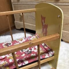 かわいいドールベッドラバードールアンティークビンテージシャビーシック