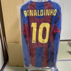 FCバルセロナ ユニフォーム 04-05 ロナウジーニョ 選手支給モデル 長袖