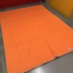 未使用品 80s アクリル100% 毛布 昭和レトロ アンティーク187×138