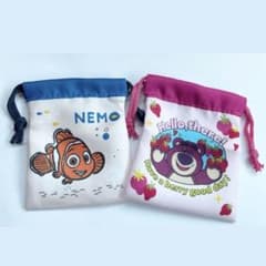 ディズニー ピクサー ブラインドミニ巾着 セリア 3点セット - メルカリ