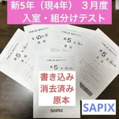 2026年最新】サピックス 5年 組分け 3月の人気アイテム - メルカリ