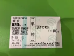 2026年最新】馬券 ジャパンカップの人気アイテム - メルカリ