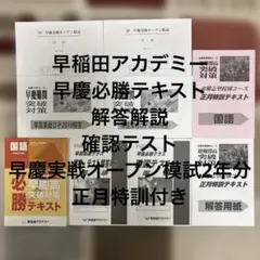 2026年最新】早稲アカ 正月特訓の人気アイテム - メルカリ