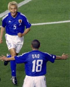 サッカー日本代表稲本潤一選手ユニフォームLサイズ