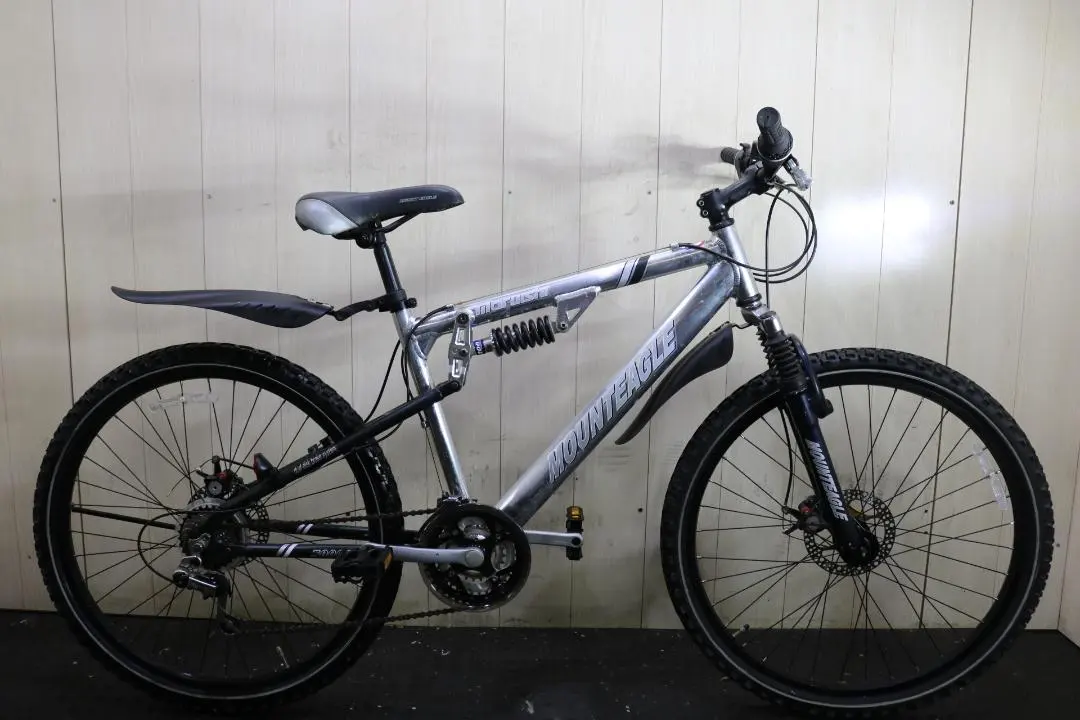 ジャンク扱い】oldmtb 丸石 Black eagle フレームセット