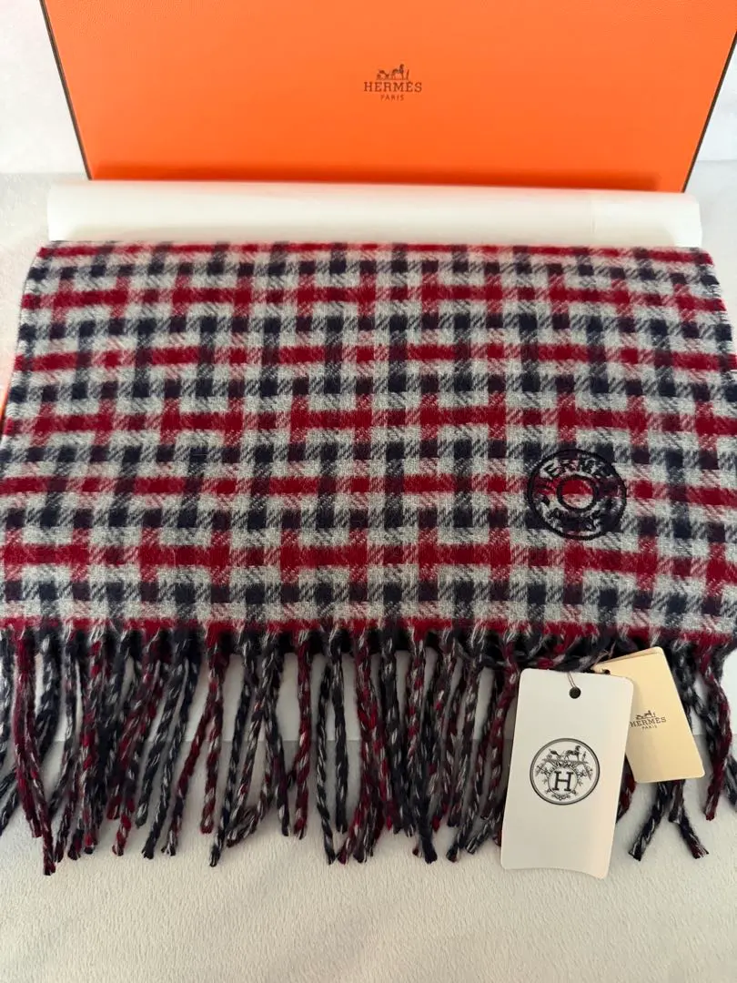 2026年最新】HERMES 柄・デザイン：チェック マフラーの人気アイテム