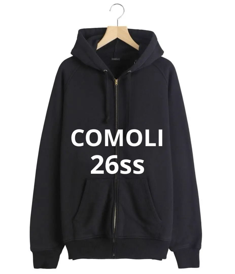 2026年最新】COMOLI 24aw コットン裏毛 ジップパーカの人気アイテム