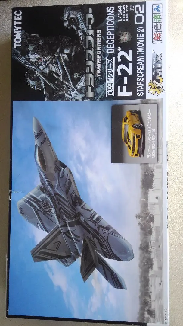 新品】技MIX 1/144 F-22 ラプター トランスフォーマー TF01