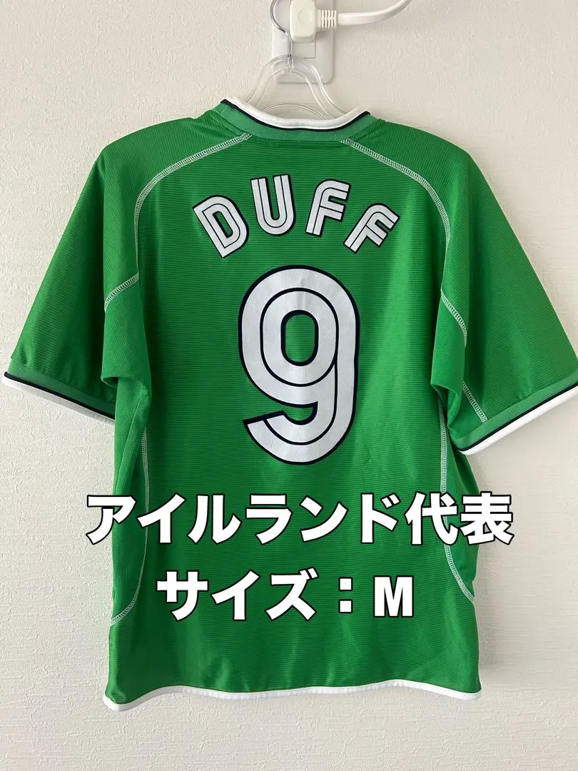 未使用タグ付02 Ireland UMBRO グリーン日韓W杯Lサイズ