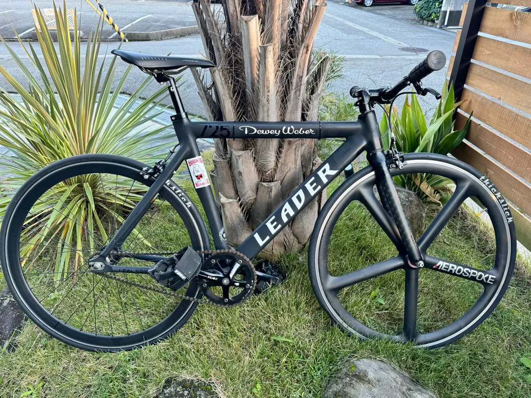 最終SALE】LEADER 725 ピストバイクカーボンマットブラック