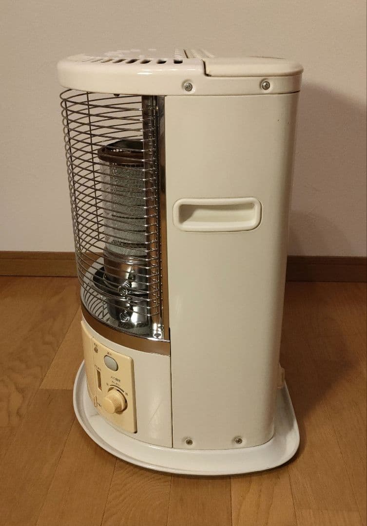 HITACHI 石油ストーブ OVH-L23 アラバスターホワイト レトロモダンの