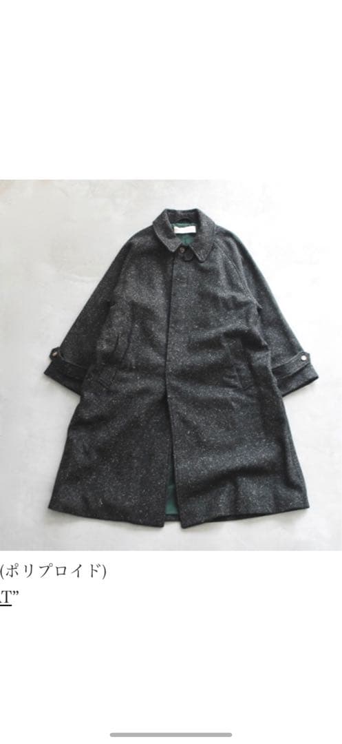 貴重【POLYPLOID】ウールコート 2 定価97,200円コモリ　オーラリー 貴重【POLYPLOID】ウールコート 2 定価97,コモリ オーラリー