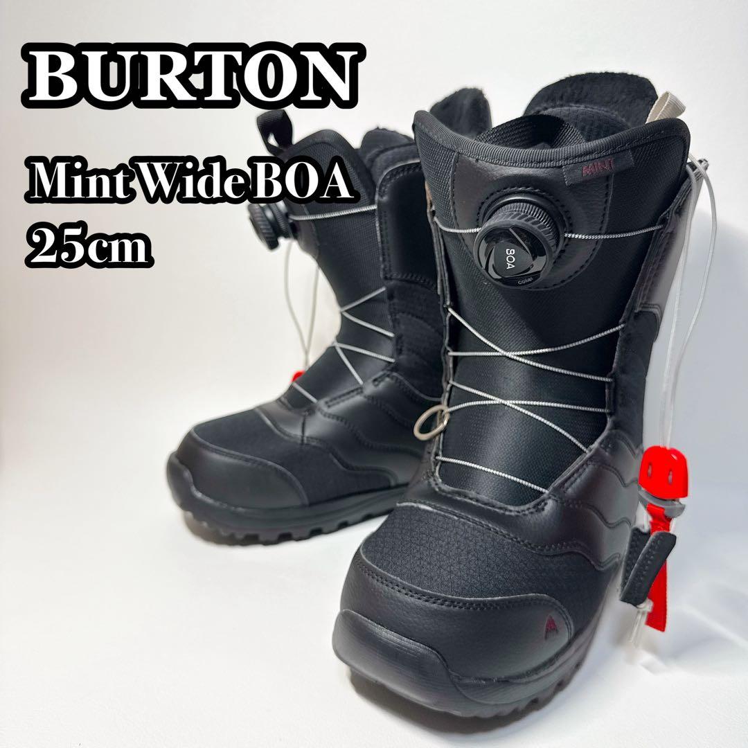 【美品】BURTON バートン Mint BOA Wide 25cm レディース BURTON（バートン） ブーツ レディース MINT BOA WIDE ミント ボア