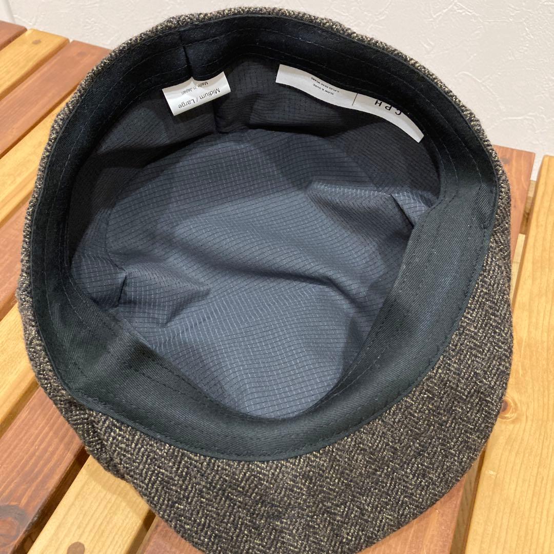 CPH 502WH WOOL HERRINGBONE CASQUETTE Herringbone Wool 8 Panels Cap