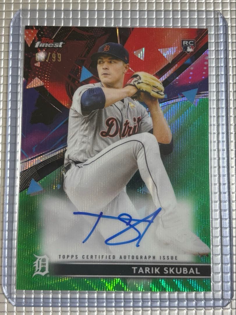 スポーツ選手 Tarik Sukubal RC Auto /99 On-Card Autograph # to 99 or Lower - Tarik Skubal - 2024 MLB TOPPS