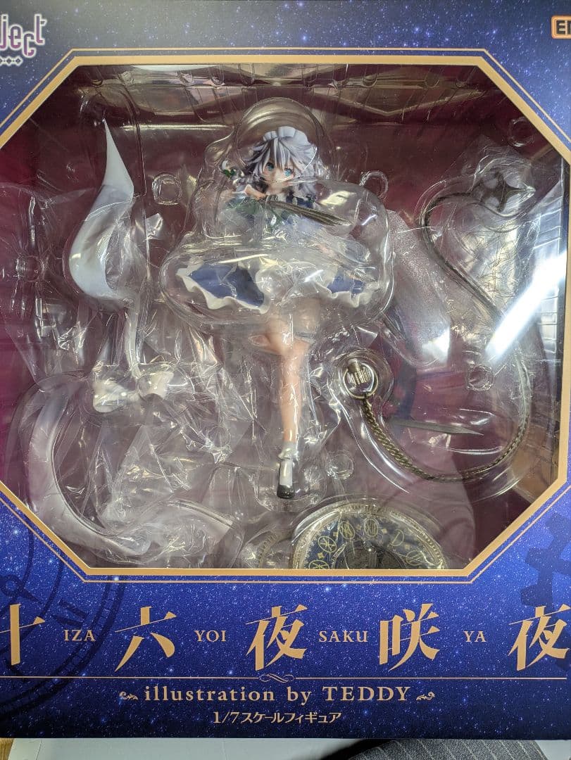 十六夜咲夜　1/7完成品フィギュア emontoys 新品】東方Project 十六夜咲夜 illustration by TEDDY 購入特典付き