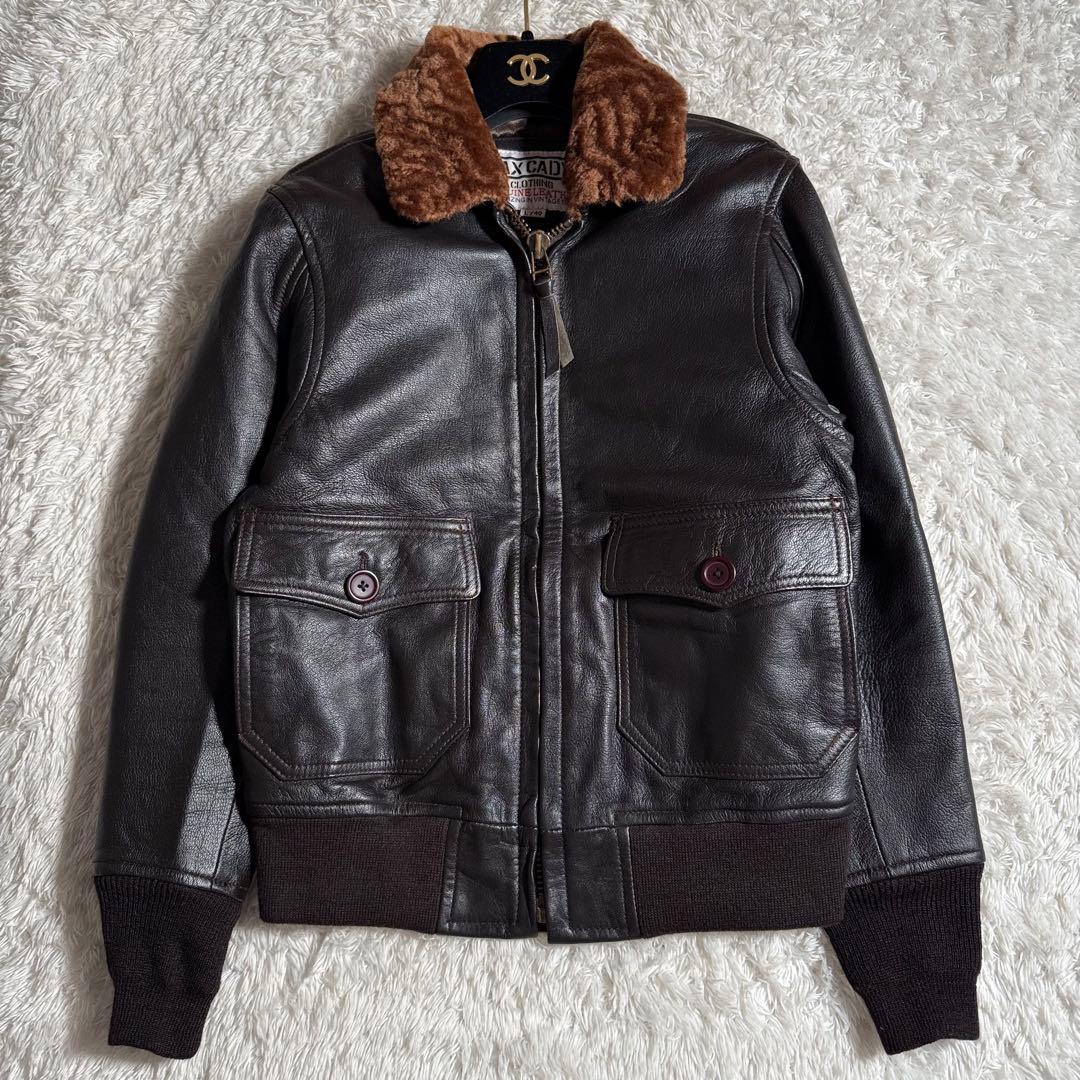 マックスケイディ G1 フライトジャケット レザージャケット 楽天市場】G-1 レザー・ジャケット オールシーズン マックス・ケイディ