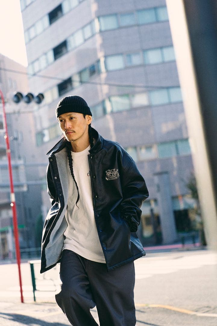 ROLLER FAKE LEATHER COACH JACKET M 木村拓哉着 - メルカリ