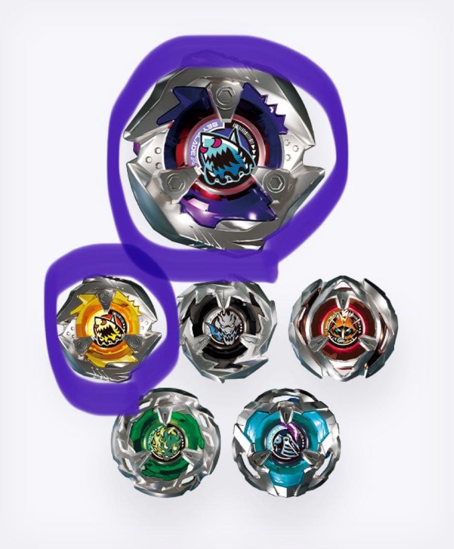 ベイブレードx シャークエッジ 3-60LF 4-80N - メルカリ