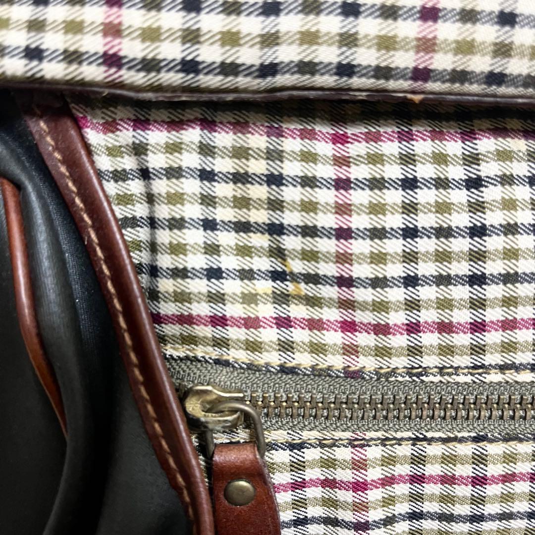 ポロラルフローレン ショルダーバッグ レザー ヴィンテージ 茶色 2層式