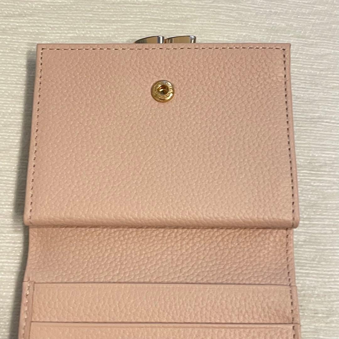 お*ち様 【新品未使用】皇居 財布 二つ折り がま口 皇居限定 ピンク