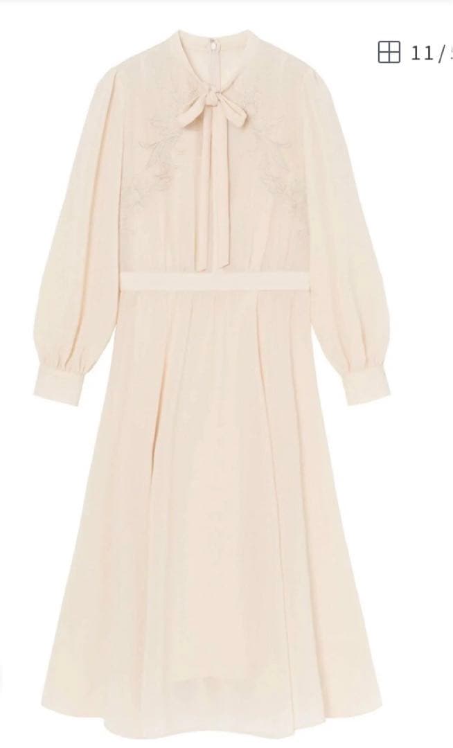 アナイのワンピース セール】 【Eternal Line 2024】シアードビーレースボウタイ