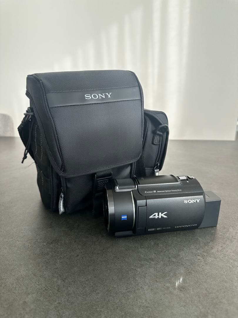 SONY 4K ビデオカメラ 本体 カメラバッグ付き Amazon | SONY(ソニー) 4K ビデオカメラ Handycam FDR-AX45(2018年
