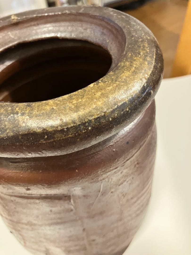 備前焼 るい座花入 茶道具 花壺