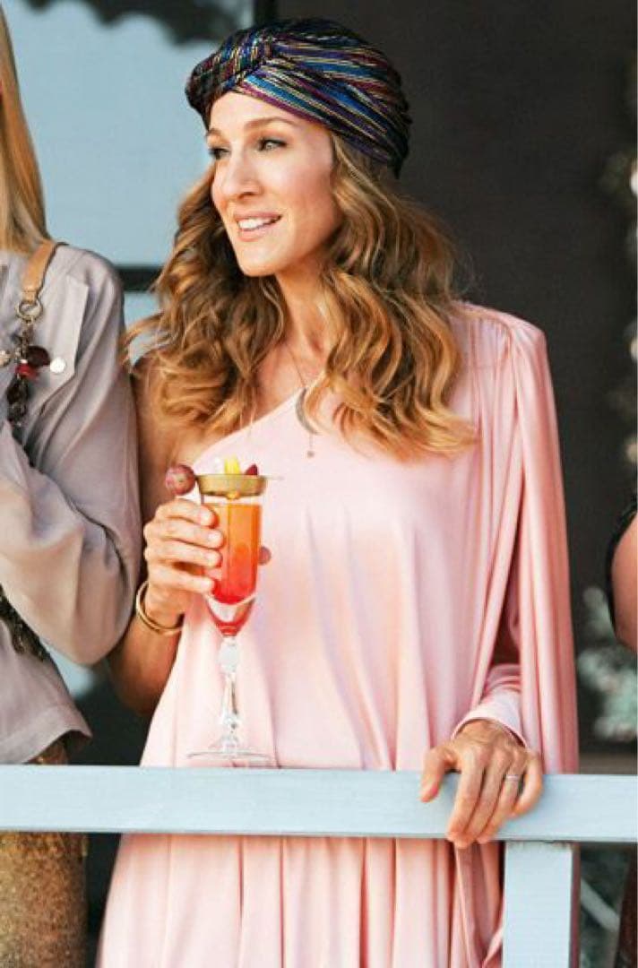 Halston Heritage ワンショルダー ミニ ピーチピンクドレスの通販はau