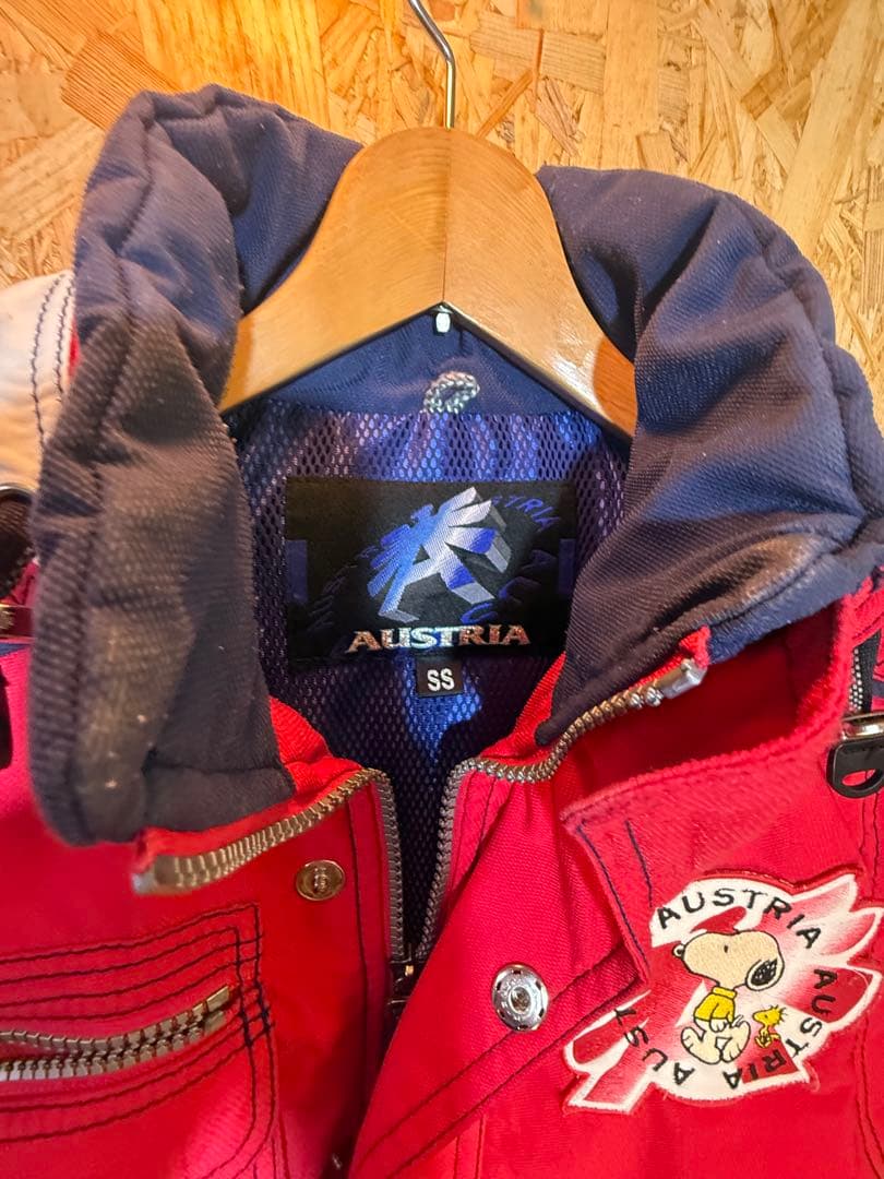 AUSTRIA スキーウェア SS 赤 スヌーピー SNOOPY - メルカリ