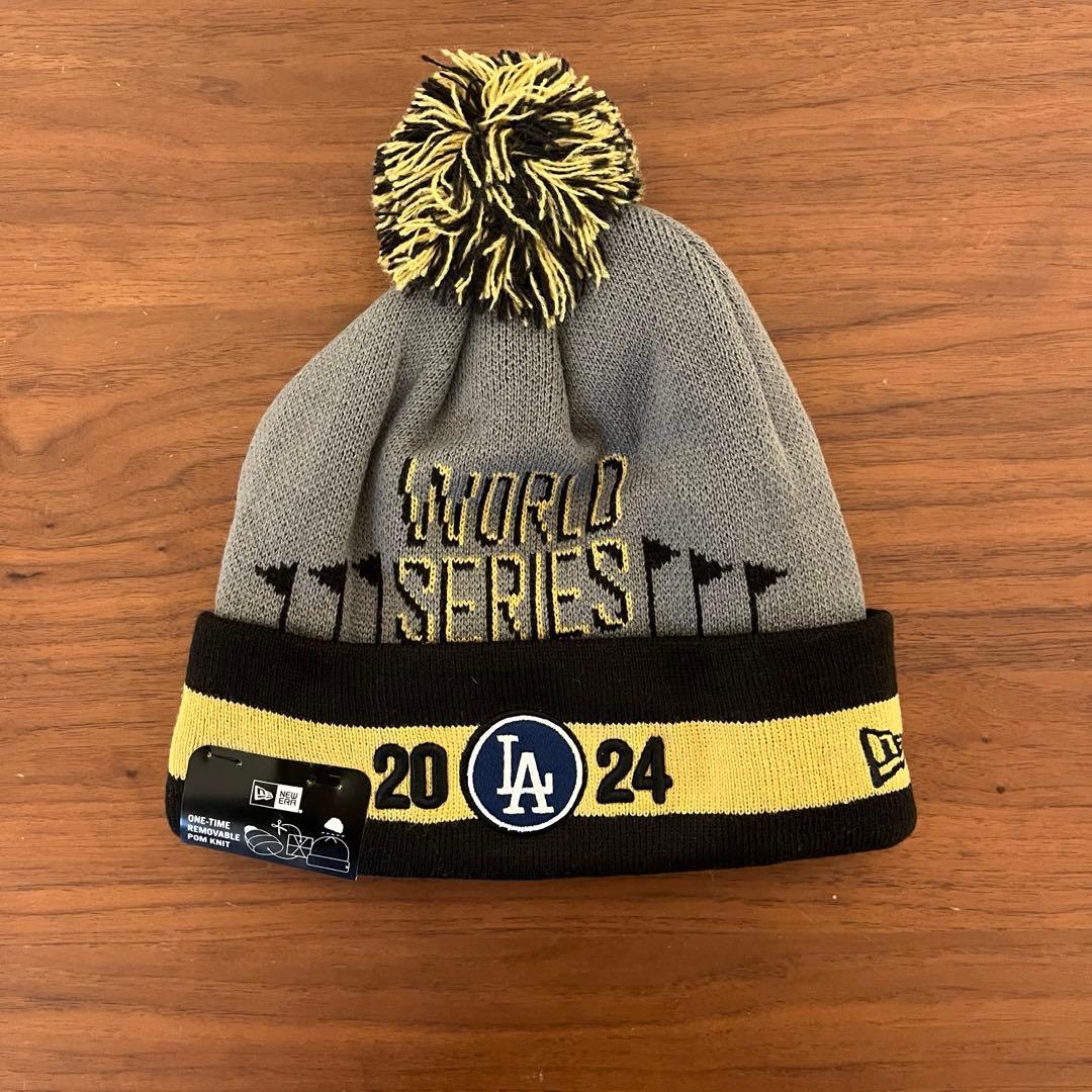 新品】ドジャース ワールドシリーズチャンピオン ニット帽 ベッツ着用
