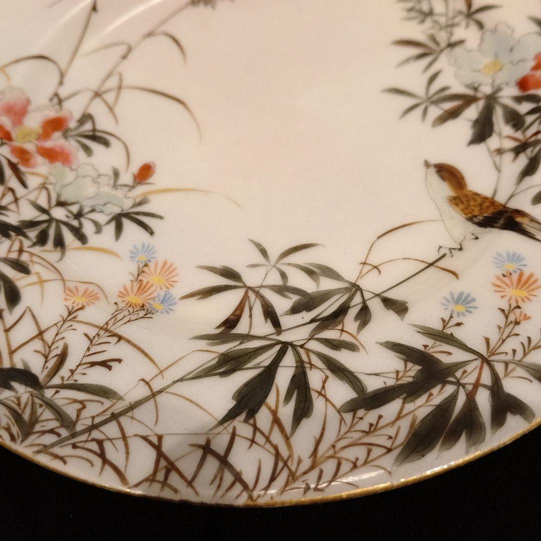 明治期 横浜焼 井村彦次郎 スズメ 皿 骨董 里帰り 輸出品 - メルカリ