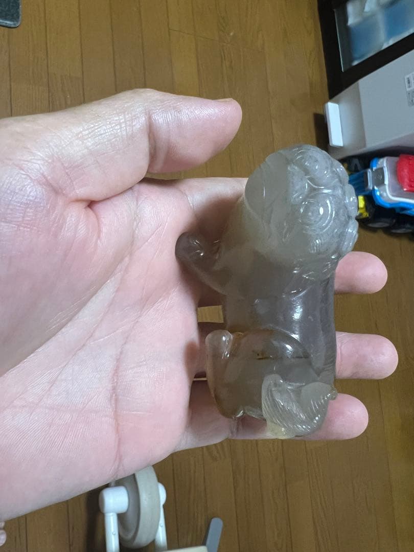 中国骨董　清時代瑪瑙獅子、アンティーク 時代 唐銅 透かし 香炉 獅子摘み 遊環 骨董 アンティーク 古玩 工芸