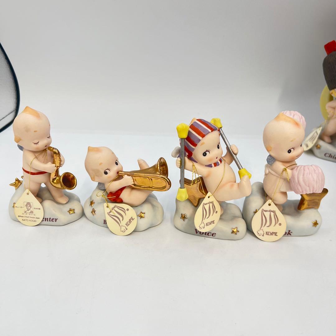《希少》ローズ・オニール　キューピー　ブラスバンドシリーズ　10点　加藤工芸