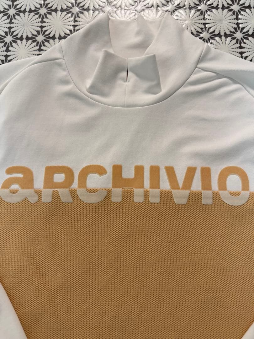 アルチビオ☆ロゴデザイン バイカラー モックネック プルオーバー M 美品