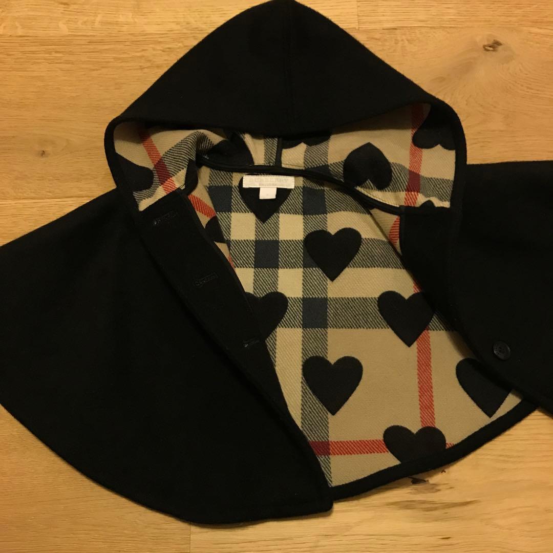 BURBERRY♡チェック ハート ポンチョ ケープ♡サイズS ウィメンズ ポンチョ＆ケープ | Burberry® 公式サイト