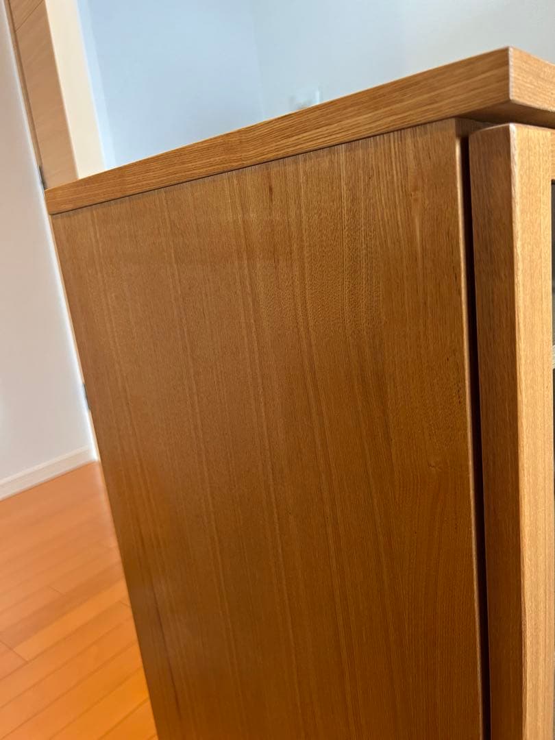 柿の種様専用】【無印良品】タモ材キャビネット