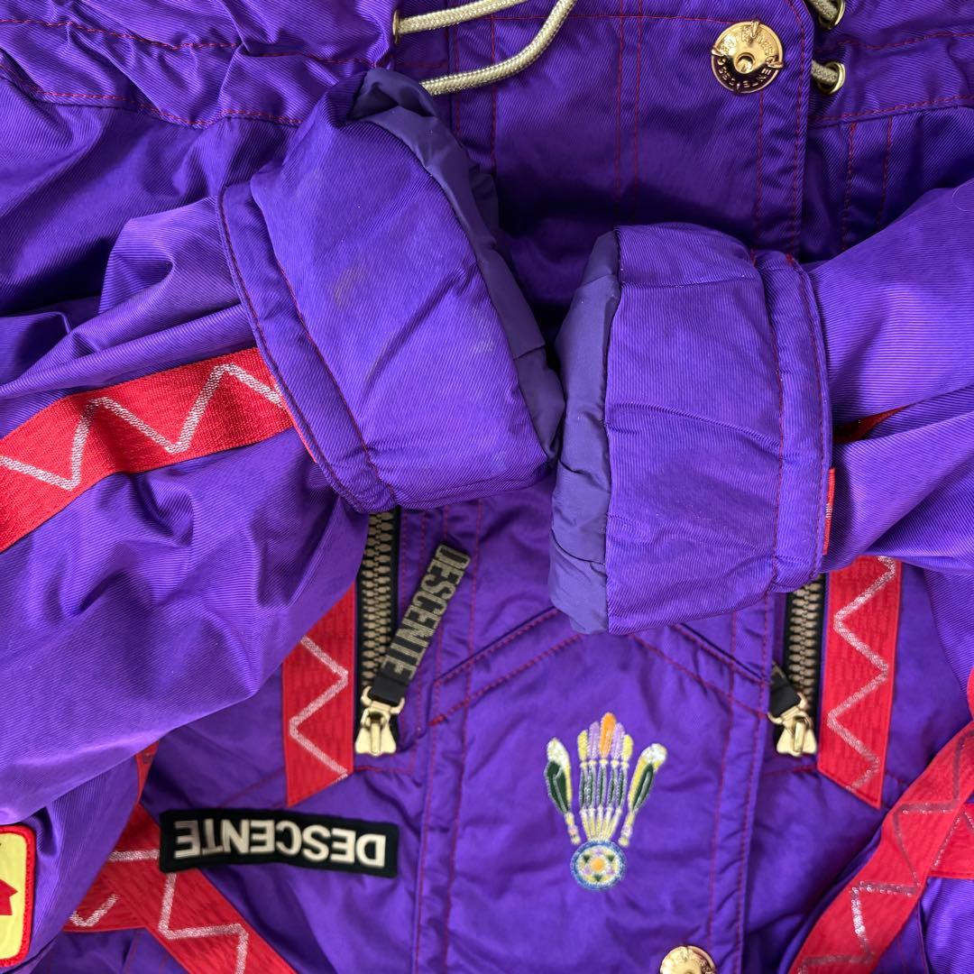 DESCENTE CANADA SKI TEAM スキーウェア上下 Sパープル系