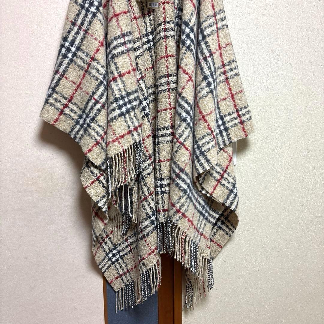 美品✨クチートアマーノマックスアンドコーケープポンチョお洒落春