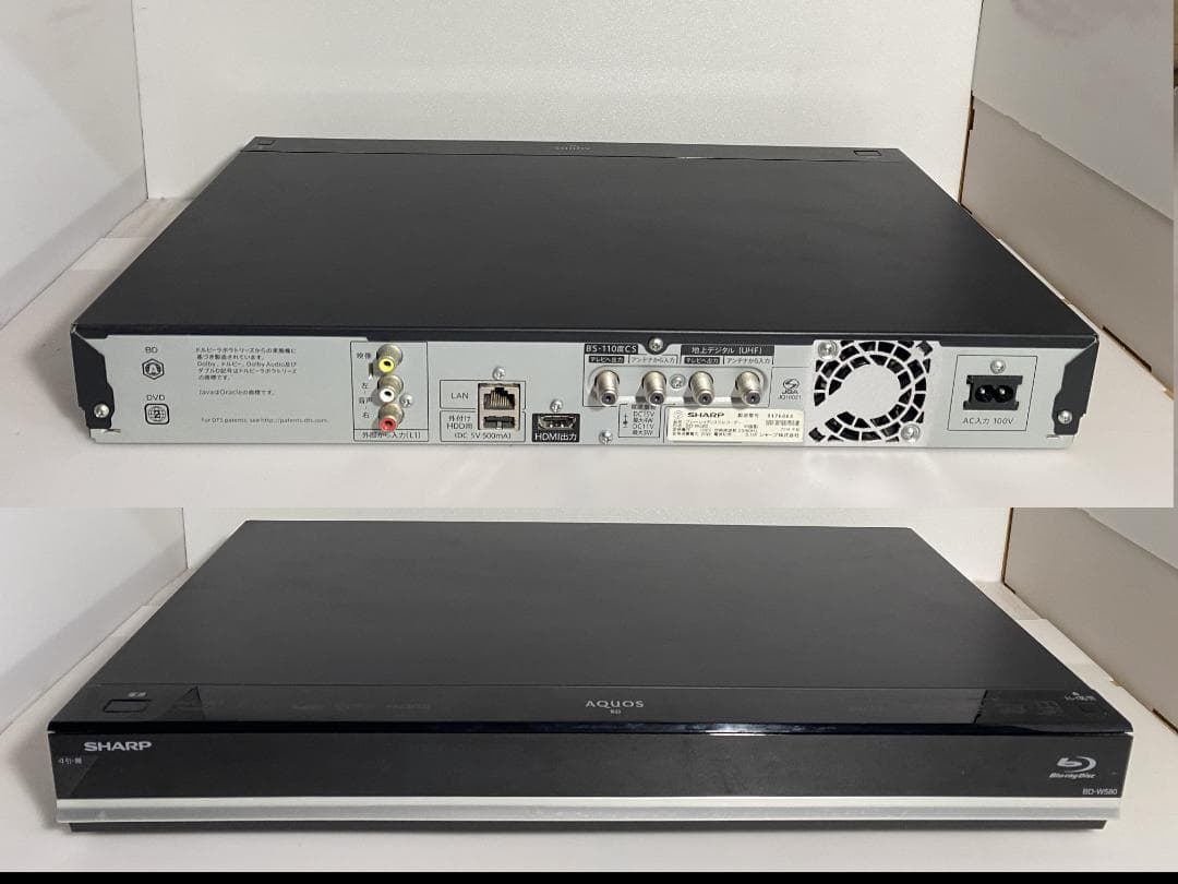 ♬タイムセール中 SHARP BD-W580 【容量アップHDD:1TB】♬ consterior.com