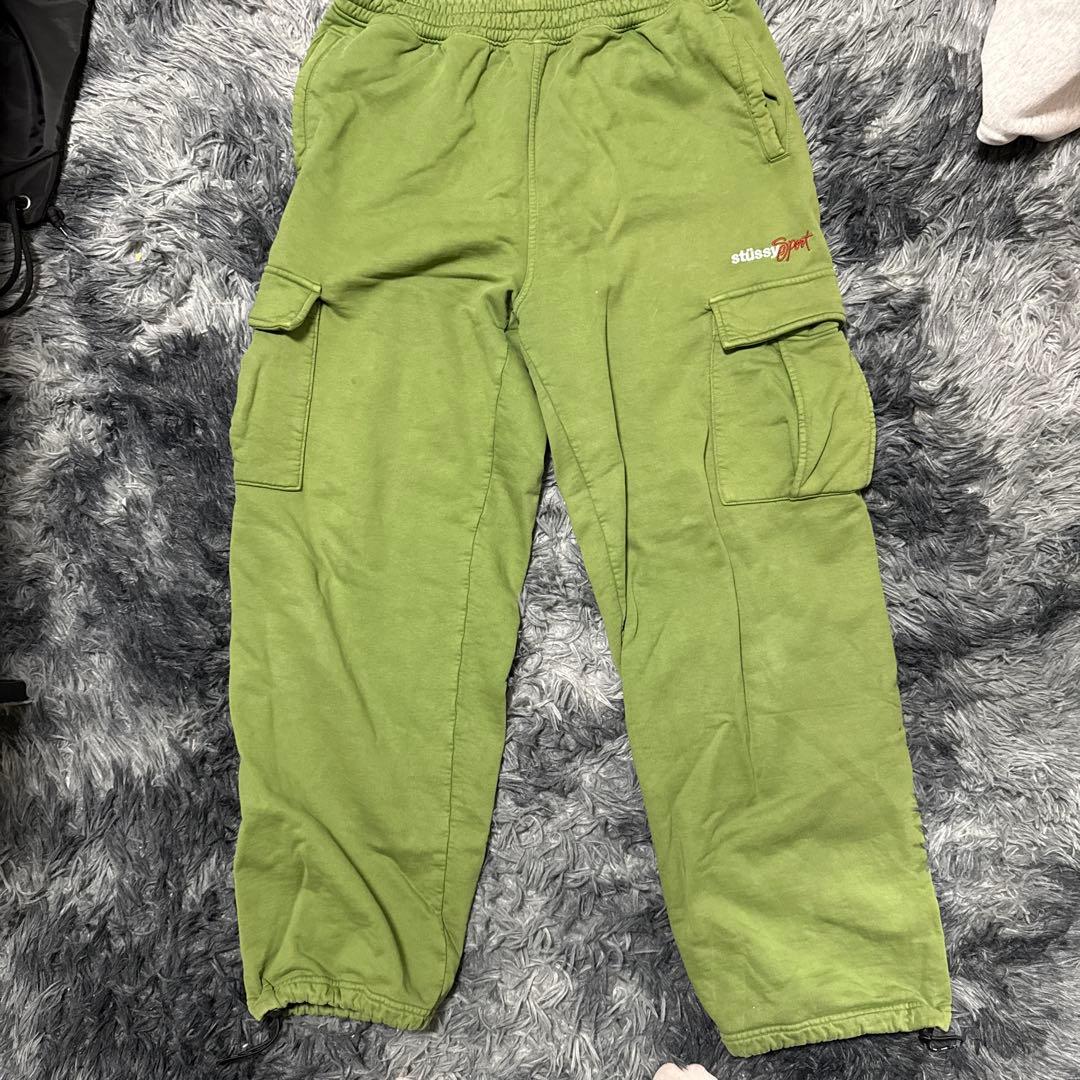 Stussy カーゴパンツ Lサイズ オリーブグリーン 中古・古着通販】stussy (ステューシー) カーゴパンツ オリーブ サイズ