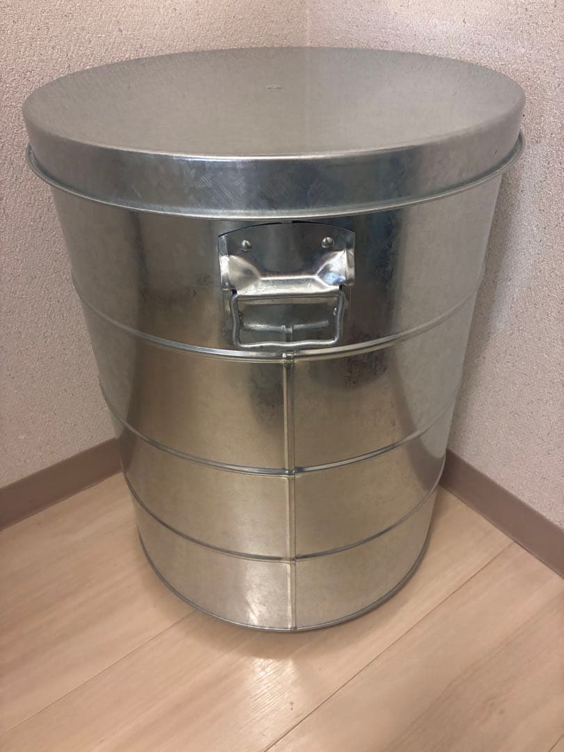 引っ越し処分】OBAKETSU ライスストッカー 30kg シルバー