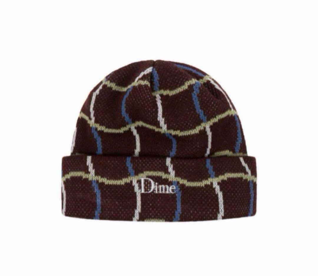 Dime ビーニー　ニット帽　かつき ニット帽 ニットキャップ Dime/ダイム ビーニー Cursive Rib Beanie