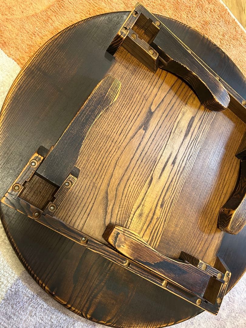 久遠色 無垢ちゃぶ台 大阪府自走配送25000円 引き取り22000円 - メルカリ