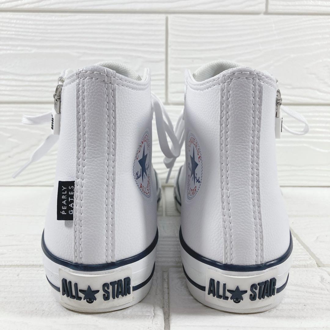 未使用級】 コンバース×パーリーゲイツ 撥水スパイクレス シューズ 23㎝