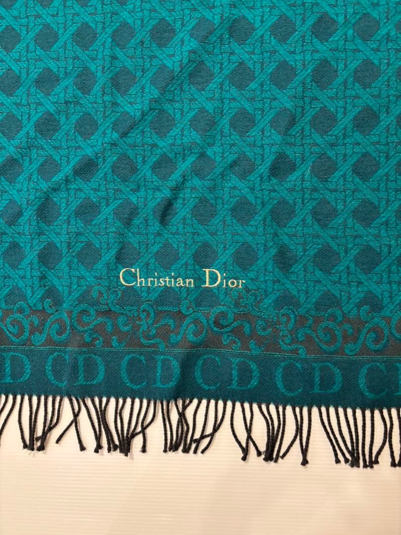3056◇ChristianDior(クリスチャンディオール)ブランケット☆美品